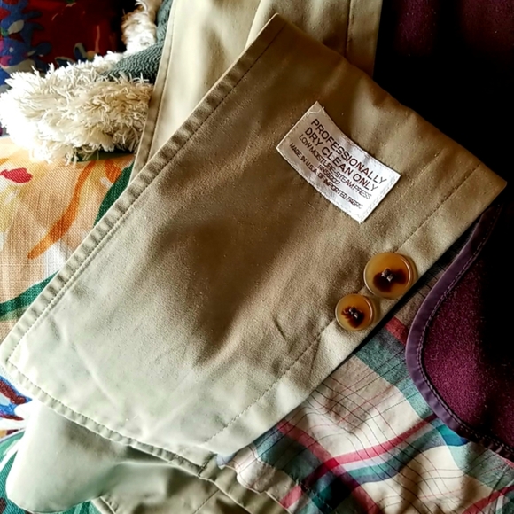 BILL BLASS BEAUTIFUL LY TAILORED MEN'S VINTAGE TAUPE OVERCOAT/FULLY LINED - Picture 6 of 7